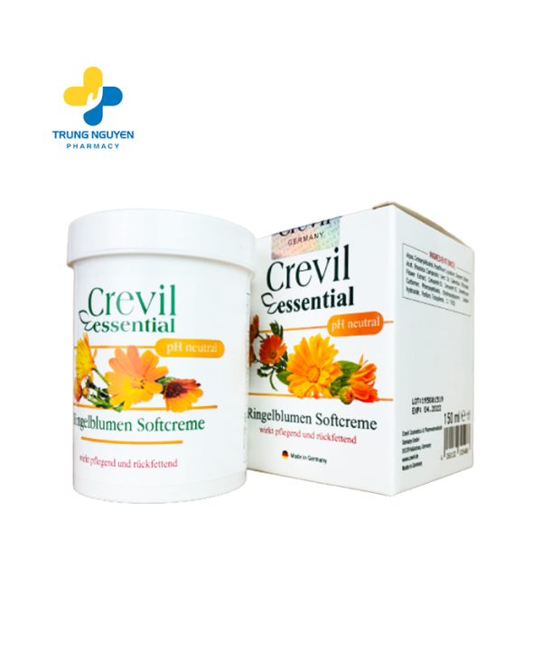 Crevil Essential Ringelblumen Softcreme - Kem dưỡng thể trắng da