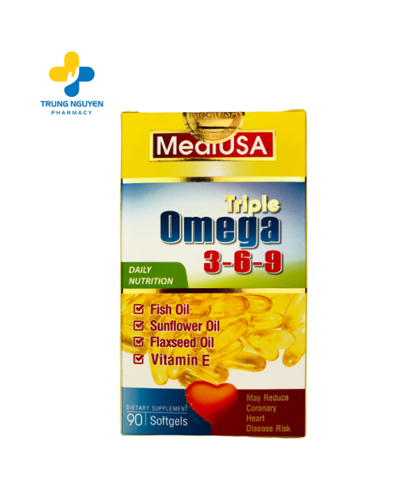 Viên uống tốt cho não bộ Triple Omega 3-6-9 MediUSA