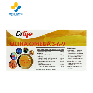 Viên uống dầu cá Drlife Ultra Omega 369