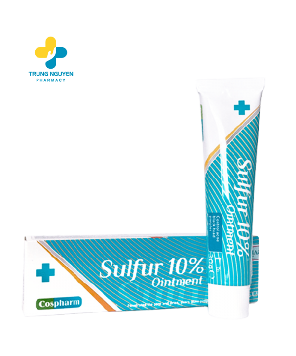 Kem Làm Giảm Mụn Crevil Sulfur 10% 30g - Sulfur Ointment 10%