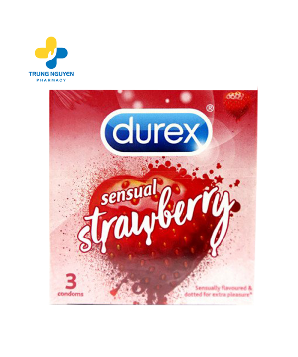 Bao Cao Su Durex Sensual Strawberry