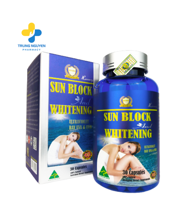 VIÊN UỐNG CHỐNG NẮNG VÀ LÀM TRẮNG DA NỘI SINH SUN BLOCK AND WHITENING SKIN