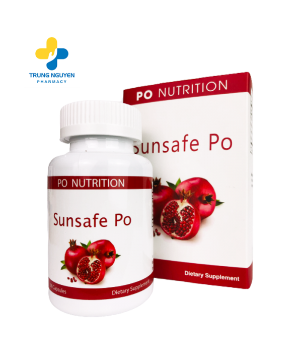 SUNSAFE PO - Viên uống chống nắng làm đẹp da