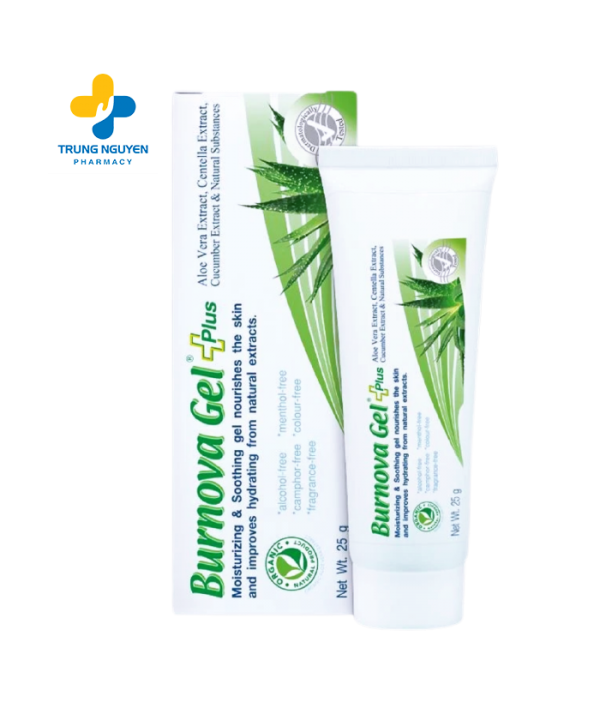 Gel thoa bỏng Burnova Gel Plus