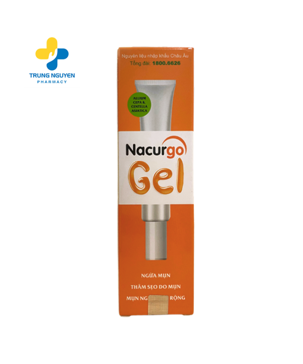 Nacurgo Gel ngăn ngừa mụn, giảm thâm